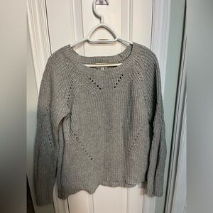 Lucky Brand Gray Women's Crew Neck Sweater